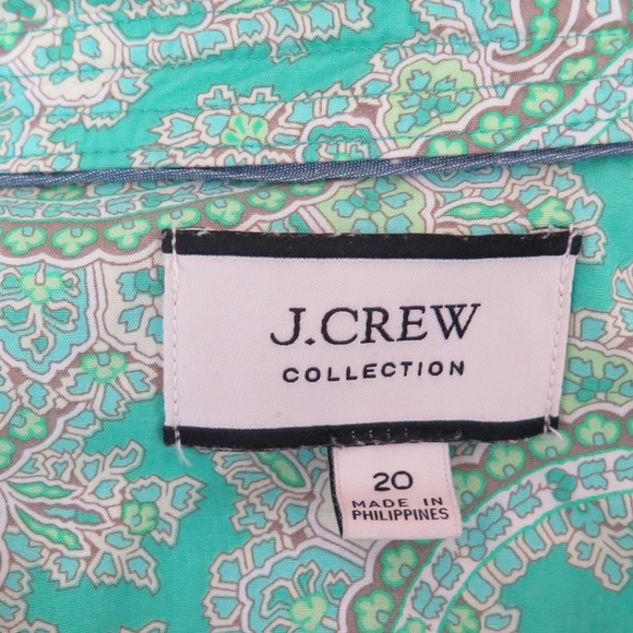 J. Crew COLLECTION Slim-fit crisp cotton poplin shirt in Ratti® pendant paisley - Picture 8 of 10